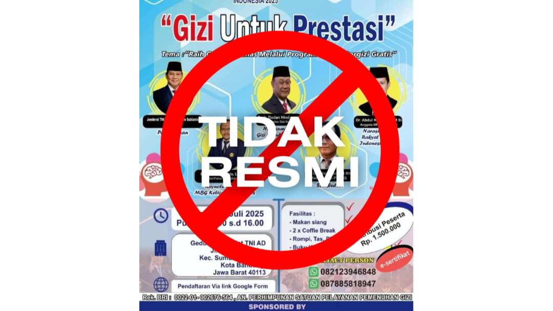 BGN Provinsi Riau Tegaskan Kegiatan Deklarasi dan Seminar PSPPG di Bandung Bukan Kegiatan Resmi